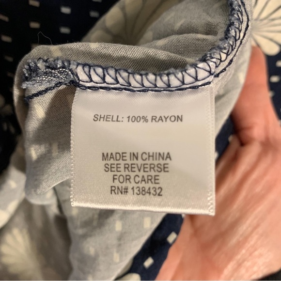 ModCloth Y2K Blue Daisy Babydoll Tank Top - Picture 8 of 8